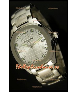 Patek Philippe 5167 Aquanaut Jumbo Reloj Réplica Suiza - réplica en escala 1:1, Dial Blanco