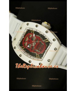 Richard Mille RM052 Skull Tourbillon Reloj Réplica Suiza Caja de Cerámica