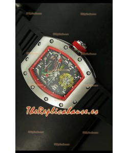 Richard Mille RM002 Power Reserve Tourbillon Reloj Réplica Suiza en Acero