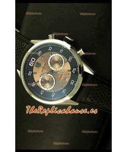 Tag Heuer Carrera Calibre 36 Flyback, Reloj Réplica, Dial Blanco - Movimiento de Cuarzo