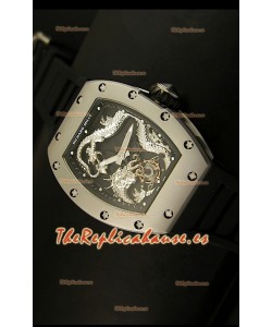 Richard Mille RM057 Tourbillon Jackie Chan Reloj Réplica Suiza en caja de Titanio