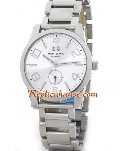Mont Blanc Réplica Timewalker - Dial Plateado
