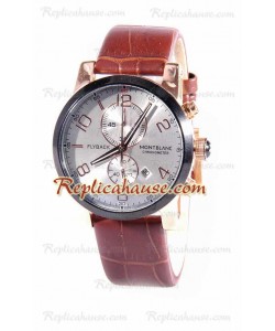 Mont Blanc Classic Flyback Cronógrafo Reloj Réplica
