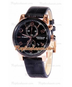 Mont Blanc Classic Flyback Cronógrafo Reloj Réplica