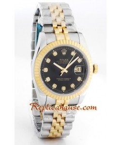 Rolex Réplica Datejust Reloj - Dos Tonos