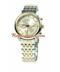 Omega Co-Axial Deville Cronógrafo Reloj Réplica