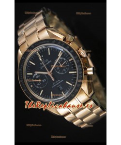 Omega Speedmaster Moon Reloj Suizo Co-Axial en Oro Rosado - Réplica Espejo 1:1