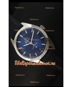 Omega Globemaster Reloj Suizo Co-Axial Dial Azul Oscuro Caja Acero Inoxidable - Reloj Réplica Espejo 1:1