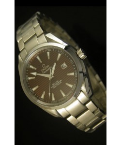 Omega Seamaster Aqua Terra Co-Axial Dial Marrón - Ultima Edición Escala 1:1