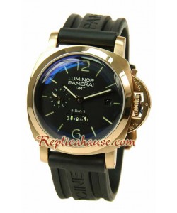 Panerai Luminor GMT 8 Days Reloj Suizo de imitación