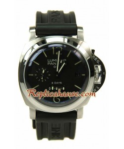 Panerai Luminor GMT 8 Days Reloj Suizo de imitación