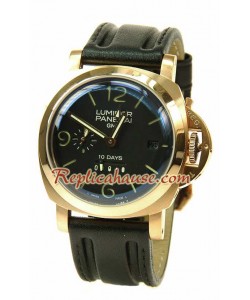 Panerai Luminor GMT 10 Days Reloj Suizo de imitación