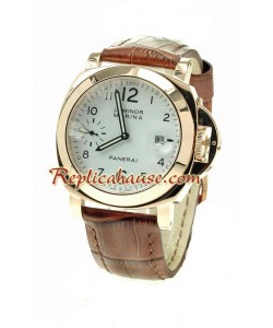 Panerai Luminor 00111 Oro Rosa Reloj de imitación Japonés
