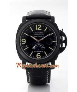 Panerai Luminor PVD Bateria de Reserva Reloj Suizo de imitación