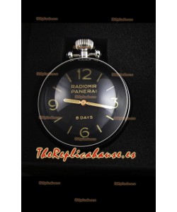 Panerai Radiomir 8 Days PAM581 Table Clock Reloj Suizo with Box and Watch Stand