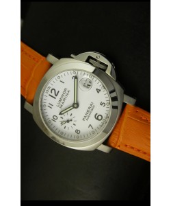 Panerai Luminor Marina PAM49 40MM Reloj Suizo - Correa color Naranja