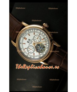 Patek Philippe Complications Tourbillon, Reloj Réplica Japonesa color Oro Rosado