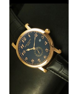 Patek Philippe Calatrava Reloj con Movimiento Japonés en Oro Rosado