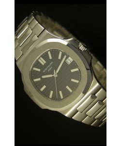 Patek Philippe Nautilus 5711 Reloj Suizo Jumbo color Negro - Ultima Edición Réplica Escala 1:1