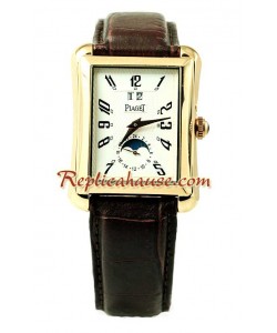 Piaget Black Tie Emperador Fases Lunares Reloj Réplica