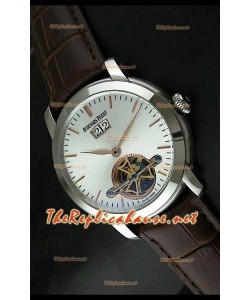 Edición japonesa del reloj de esfera negra Audemars Piguet Jules Audemars, con manecillas de oro.