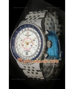 Breitleng MontBrilliant Datora Legend Reloj Suizo con Esfera Blanca