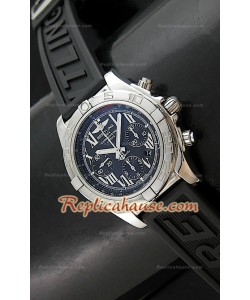 Breitleng Chronomat B01 Reloj Suizo en Negro - Reproducción Escala 1:1