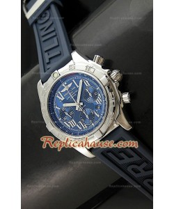 Breitleng Chronomat B01 Reloj Suizo con Esfera Azul - Reproducción Escala 1:1