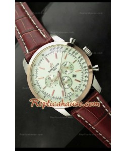 Breitleng Transocean Reloj Japonés de Cuarzo en Oro Rosa