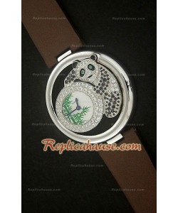 Le Cirque Animalier de Cartier Reproducción Reloj Suizo con Cristales Swarovski Genuinos 