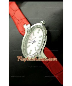 Delices De Cartier Réplica Reloj Señoras con Red Correa