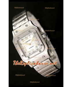 Cartier Santos Réplica Reloj Suizo para Señoras 29MM - Numerales de Hora en Oro 