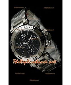 Cartier Pasha Seatimer Reloj Réplica - Carcasa Suiza con Movimiento Japonés