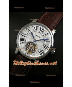 Cartier Calibre turbillón japonés malla marrón