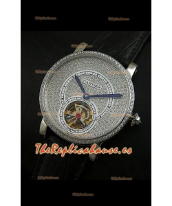Cartier Calibre turbillón japonés con esfera de diamante