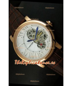 Rotonde De Cartier Cadran Love, Réplica Japonesa – Carcasa de oro amarillo 