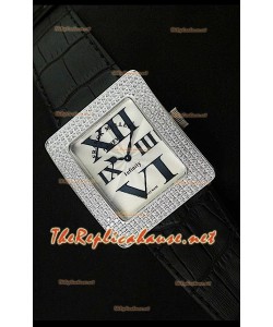 Franck Muller enfenity Réplica Reloj Señoras con Diamantes en Bisel