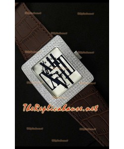 Franck Muller enfenity Réplica Reloj Señoras con Números romanos 
