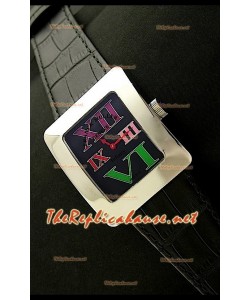 Franck Muller enfenity Réplica Reloj Señoras en Números Romanos en Colores
