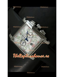 Franck Muller Conquistador King Cortez de acero inoxidable