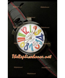 GaGa Milano Reloj manual en carcasa de PVD - 48MM 