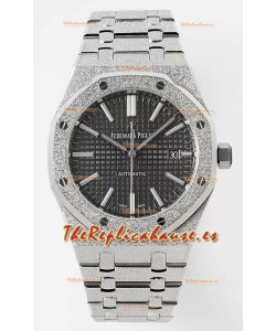 Audemars Piguet Royal Oak 15410BC 41MM Dial Gris Acero 904L Movimiento CALIBRE 3120 Réplica a Espejo 1:1