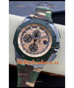 Audemars Piguet Royal Oak Offshore CAMO 44MM Cronógrafo Reloj Réplica Espejo 1:1 - Acero 904L