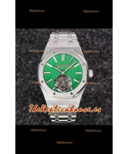 Audemars Piguet Royal Oak Flying Tourbillon Dial Verde 41mm en Caja 904L - Dial de Tapicería Verde