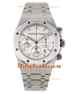 Audemars Piguet Royal Oak Chronograph Réplica Espejo 1:1 - Acero 904L Dial Blanco 41MM