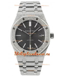 Audemars Piguet Royal Oak Frosted 37MM Self-Winding Dial Gris Reloj Réplica Espejo 1:1