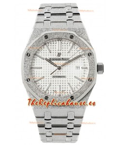 Audemars Piguet Royal Oak Frosted 37MM Self-Winding Dial Blanco Reloj Réplica Espejo 1:1