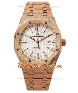 Audemars Piguet Royal Oak 37MM Reloj Caja Escarchada en Movimiento 3120 - Réplica Espejo 1:1