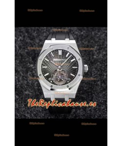 Audemars Piguet Royal Oak Tourbillon 41mm en Caja 904L - Dial Gris tipo Tapisserie Réplica última 1:1