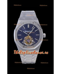 Audemars Piguet Royal Oak Tourbillon Dial Azul 41mm en Caja de Acero 904L